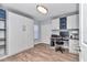 Functional home office with built-in cabinets and a workspace with good lighting at 1427 Sw 161St St, Ocala, FL 34473