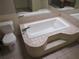 Bathroom features a white soaking tub with tile surround at 1737 Griffin Ave, Lady Lake, FL 32159