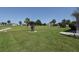 Golf course view from the backyard of the home in 55+ community at 2550 Nw 55Th Avenue Rd, Ocala, FL 34482