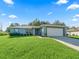 Charming one-story home with a well-manicured lawn, two-car garage, and inviting curb appeal at 32 Pine Course Loop, Ocala, FL 34472
