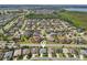 Aerial view highlighting the home's ideal location in a beautiful, established community at 3500 Countryside Path, The Villages, FL 32163