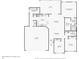 Floor plan layout of the home with detailed room dimensions and layout at 3500 Countryside Path, The Villages, FL 32163