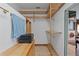 This closet system features wood shelving with bars and drawers at 4725 County Road 121D, Wildwood, FL 34785