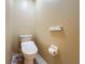 Elegant bathroom featuring a modern toilet with electronic controls and a convenient paper holder at 5195 Sw 128Th Street Rd, Ocala, FL 34473