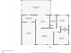 Floor plan featuring a kitchen, bathroom, bedrooms, laundry, garage, patio, and living room at 8449 Sw 105Th Pl, Ocala, FL 34481