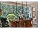 Bright breakfast nook with large windows offering serene backyard views, perfect for casual dining at 1300 Sw 43Rd Pl, Ocala, FL 34471