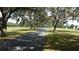 A long driveway surrounded by live oak trees and lush green grass leading to the home at 0000 Se 116Th Place Rd, Ocala, FL 34480