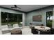 Comfortable living room with large windows, stylish decor, and a cozy seating area for relaxation at 0000 Se 116Th Place Rd, Ocala, FL 34480