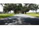Long paved driveway with canopy of trees and lush green grass at 0000 Se 116Th Place Rd, Ocala, FL 34480