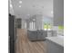 Modern kitchen featuring a center island, stainless steel appliances, and an open concept design at 1058 Se 59Th St, Ocala, FL 34480