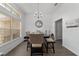 Dining room featuring decorative lighting and stylish furnishings at 15 Sunrise Dr, Ocala, FL 34472