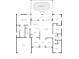 Schematic floor plan highlighting room dimensions of living spaces, bedrooms, pool, garage, and layout at 15 Sunrise Dr, Ocala, FL 34472