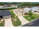 Aerial view of house showing manicured lawn and garden at 1690 Sw 158Th Ln, Ocala, FL 34473