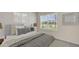 Inviting bedroom with patterned bedding, soft lighting, and comfortable seating at 4699 Sw 88Th Ln, Ocala, FL 34476