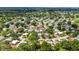 Expansive aerial view of a peaceful residential community with lush green landscapes and winding roads at 514 Saint Andrews Blvd, Lady Lake, FL 32159