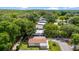 Aerial view of a home nestled among lush trees in a tranquil neighborhood setting at 514 Saint Andrews Blvd, Lady Lake, FL 32159