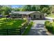 Inviting single-story home with manicured landscaping, fenced yard, and long driveway at 530 Sw 35Th St, Ocala, FL 34471