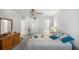 Comfortable bedroom with neutral walls and a ceiling fan at 546 Midway Dr # B, Ocala, FL 34472
