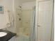 Clean bathroom with updated shower, modern fixtures at 5949 Se 164Th Ct, Ocklawaha, FL 32179