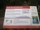 Eureka West Recreation Area sign about Cross Florida Barge Canal history and environmental impacts at 5949 Se 164Th Ct, Ocklawaha, FL 32179