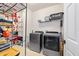 Well-organized laundry room with modern washer and dryer at 6394 Sw 97Th Terrace Rd, Ocala, FL 34481