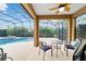 Inviting screened patio with a pool and spa, perfect for relaxation and outdoor living at 6394 Sw 97Th Terrace Rd, Ocala, FL 34481
