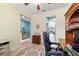 Spacious home office with views and stylish decor, perfect for productivity at 6868 Sw 95Th Cir, Ocala, FL 34481