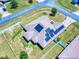 Home featuring solar panels in a Gathering friendly neighborhood at 9677 Sw 56Th Cir, Ocala, FL 34476