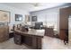 Bright office space offering laminate floors and a large desk at 9677 Sw 56Th Cir, Ocala, FL 34476