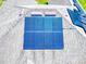 Close-up aerial showcasing solar panels efficiently installed on the roof at 9677 Sw 56Th Cir, Ocala, FL 34476