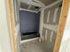 Unfinished bathroom showing drywall walls, a dark soaking tub, and plumbing in progress at 1057 Nw 68Th Pl, Ocala, FL 34474