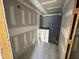 Bathroom showcasing unfinished drywall walls and an open space for a stand up shower at 1057 Nw 68Th Pl, Ocala, FL 34474