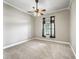 Bedroom with gray carpet, window, and ceiling fan at 2540 Ne 120Th St, Anthony, FL 32617