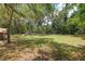 Secluded backyard with mature trees, offering a private and serene outdoor space at 4010 Sw 7Th Avenue Rd, Ocala, FL 34471