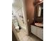 Bathroom with shower-tub combo, toilet, vanity with sink offers essential function at 5549 Nw 64Th St, Ocala, FL 34482