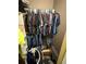 Organized walk-in closet offers storage space and functionality in the home at 5549 Nw 64Th St, Ocala, FL 34482