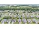 Wide aerial shot of a community showcasing green spaces, tree coverage, and orderly street layouts at 6651 Sw 93Rd Ct, Ocala, FL 34481