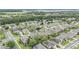 Overhead view of a neighborhood with manicured lawns, mature trees, and neatly arranged single-Gathering homes at 6651 Sw 93Rd Ct, Ocala, FL 34481