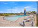 The community pool features a shallow end and lounge chairs, ideal for relaxation and neighborhood gatherings at 7641 Sw 63Rd Lane Road, Ocala, FL 34474