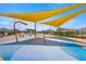 A vibrant splash pad with colorful water features in a Gathering-friendly setting, adding charm to community at 7641 Sw 63Rd Lane Road, Ocala, FL 34474