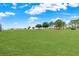 Expansive backyard with verdant lawn, promising ample space for outdoor activities and leisure at 8606 Sw 61St Loop, Ocala, FL 34481