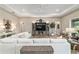 Comfortable living room with stylish furniture and backyard views at 8606 Sw 61St Loop, Ocala, FL 34481