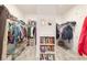 Walk-in closet with extensive shelving and organizational systems at 9839 Sw 90Th St, Ocala, FL 34481