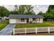 Charming single-story home boasts a well-manicured lawn and a picket fence at 2140 Ne 40Th St, Ocala, FL 34479