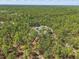Breathtaking aerial shot showcasing a home surrounded by dense woods and natural beauty at 22189 Sw Neptune Blvd, Dunnellon, FL 34431