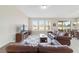 Inviting living room with ample natural light, comfortable seating, and backyard access at 5653 Sw 50Th Ter, Ocala, FL 34474