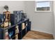 A display shelf with novelty decor, alcohol, and other storage at 7199 Sw 60Th Ln, Ocala, FL 34474