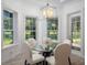 Bright dining area with large windows offering picturesque views of the outdoors at 8033 Nw 29Th Street Rd, Ocala, FL 34482