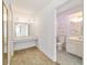 Bathroom with a walk in and additional open space for vanity and dressing at 8375 Sw 109Th Lane Rd, Ocala, FL 34481