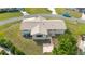 Aerial view of home featuring neutral siding, and a brick paver area at 8375 Sw 109Th Lane Rd, Ocala, FL 34481